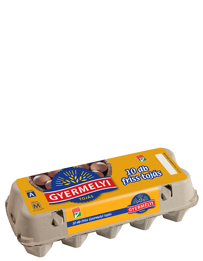 10 db friss tojás