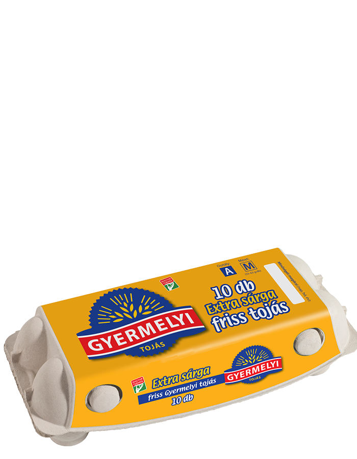 10 db friss tojás extra sárga